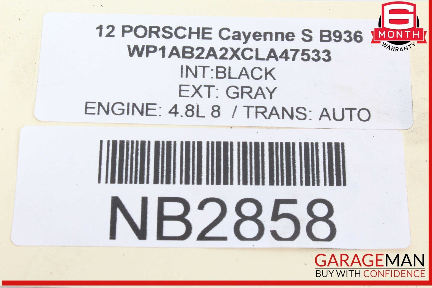 11-17 Porsche Cayenne S 958 Rear Right Passenger Side Lower Control Arm OEM