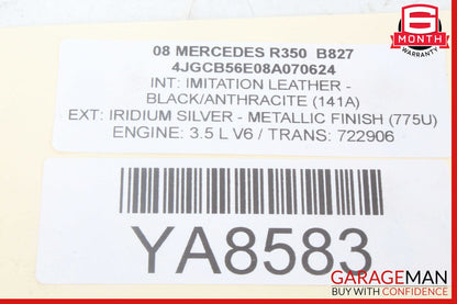 06-12 Mercedes X164 GL450 R350 ML63 AMG Rear Windshield Glass Wiper Motor OEM