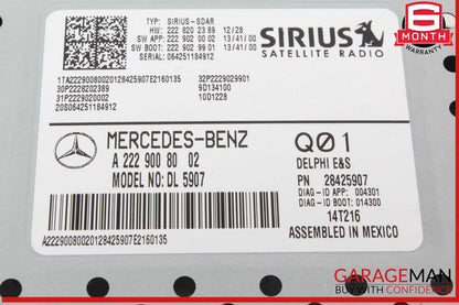 15-20 Mercedes W205 C300 Trunk Satellite Radio Receiver Control Module Unit OEM