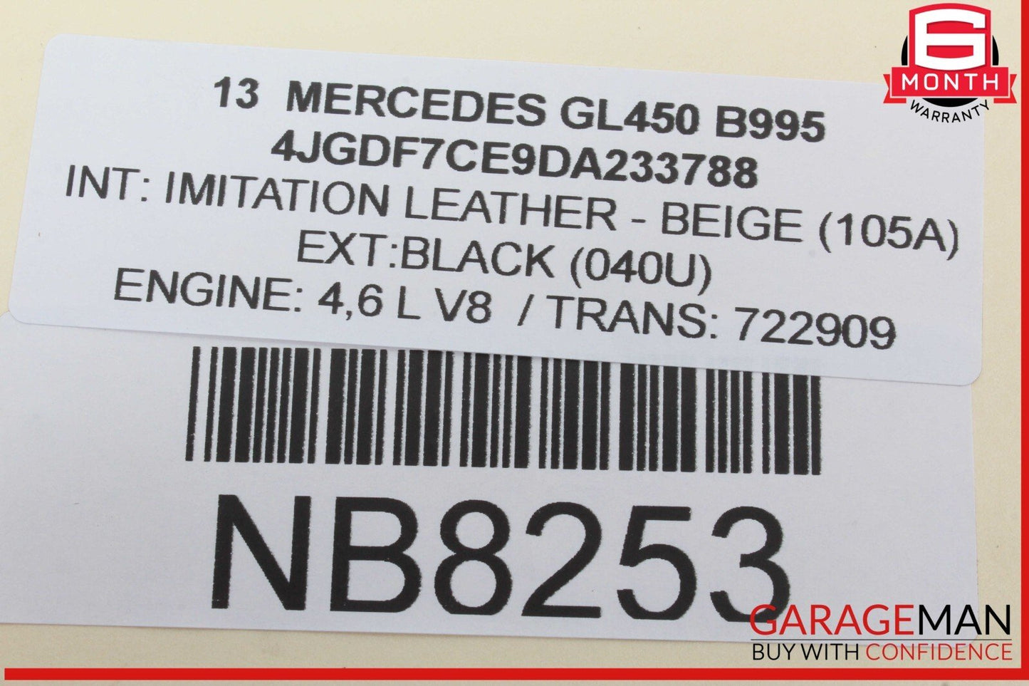 12-16 Mercedes X166 GL450 ML350 Overhead Emergency Panel Control Switch OEM