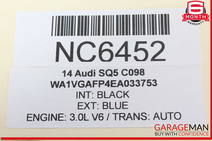 14-17 Audi SQ5 Rear Left or Rear Right Side Door Window Control Module Unit OEM