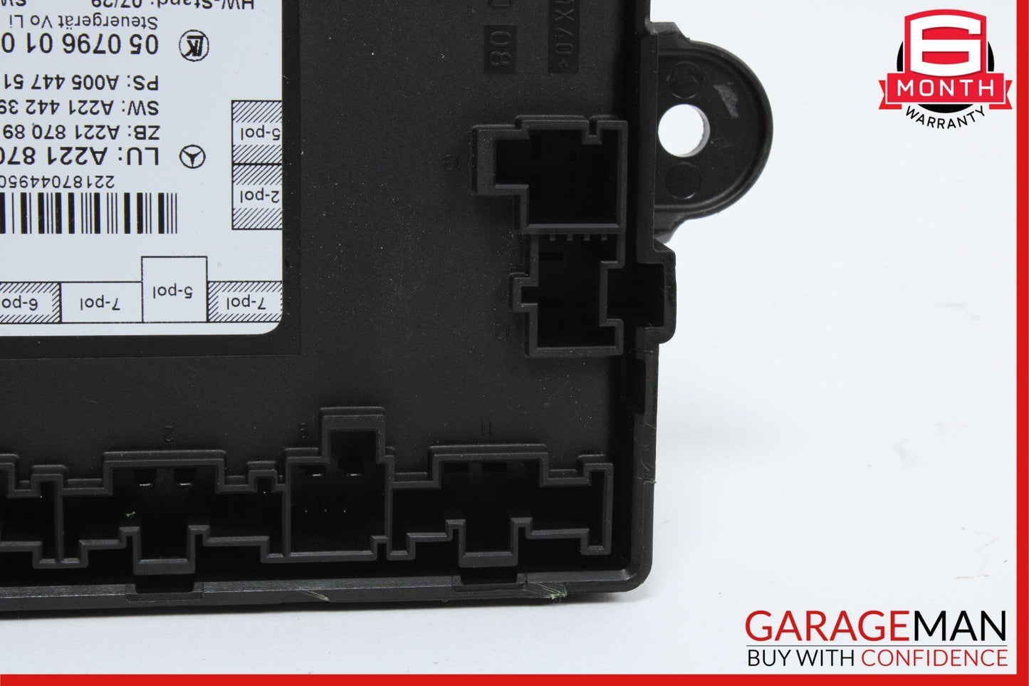 07-13 Mercedes W221 S550 S350 Front Left Door Control Module 2218704495 OEM