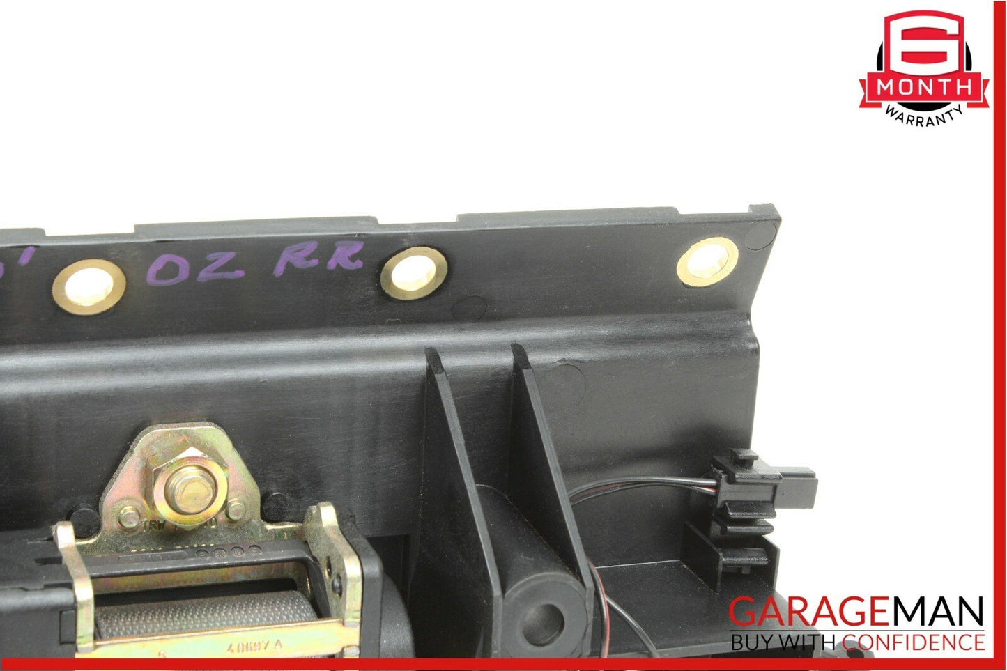 03-08 Mercedes R230 SL500 Rear Right Seat Belt Retractor Speaker Luggage Assy