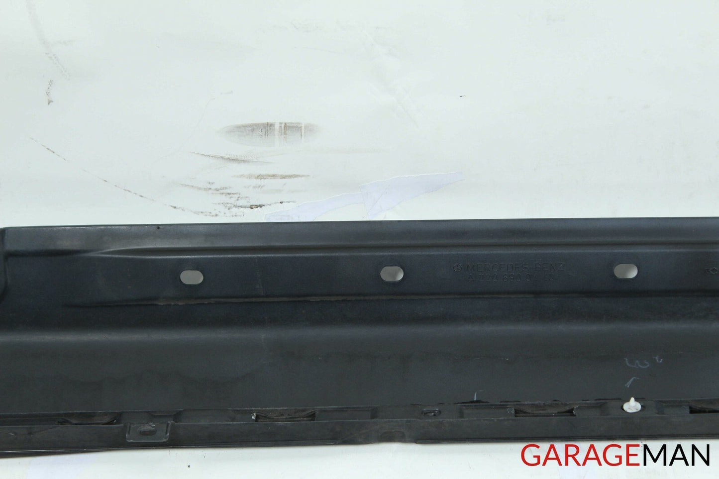 00-06 Mercedes W220 S430 Right Passenger Side Rocker Skirt Moulding Panel Black