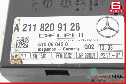 Mercedes  SL500 SLK280 S430 Anti Theft Control Alarm Module 2118209126 OEM