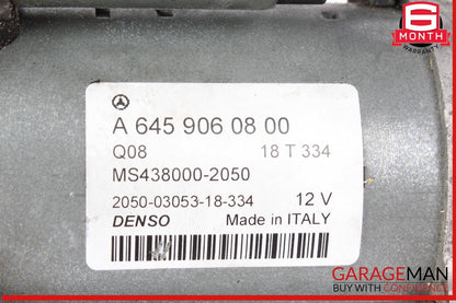14-18 Mercedes W117 CLA250 Engine Starter Motor 6459060800 OEM