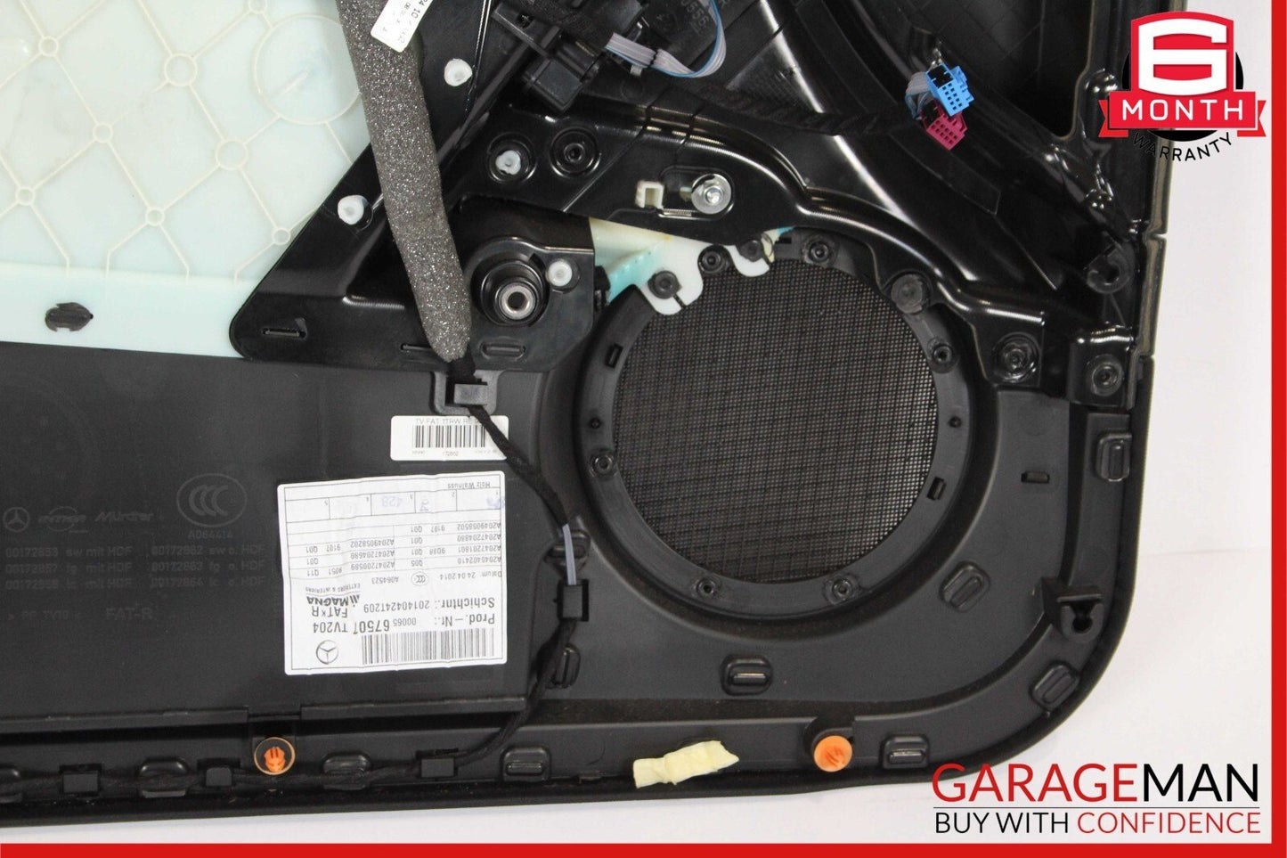 08-14 Mercedes W204 C350 Sedan Front Right Interior Door Panel Trim Cover Assy
