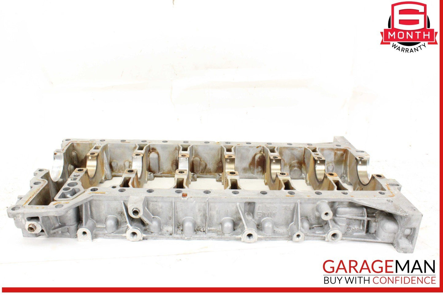 14-18 BMW X5 F15 X6 Crankshaft Crank Shaft Housing Lower Engine Block OEM