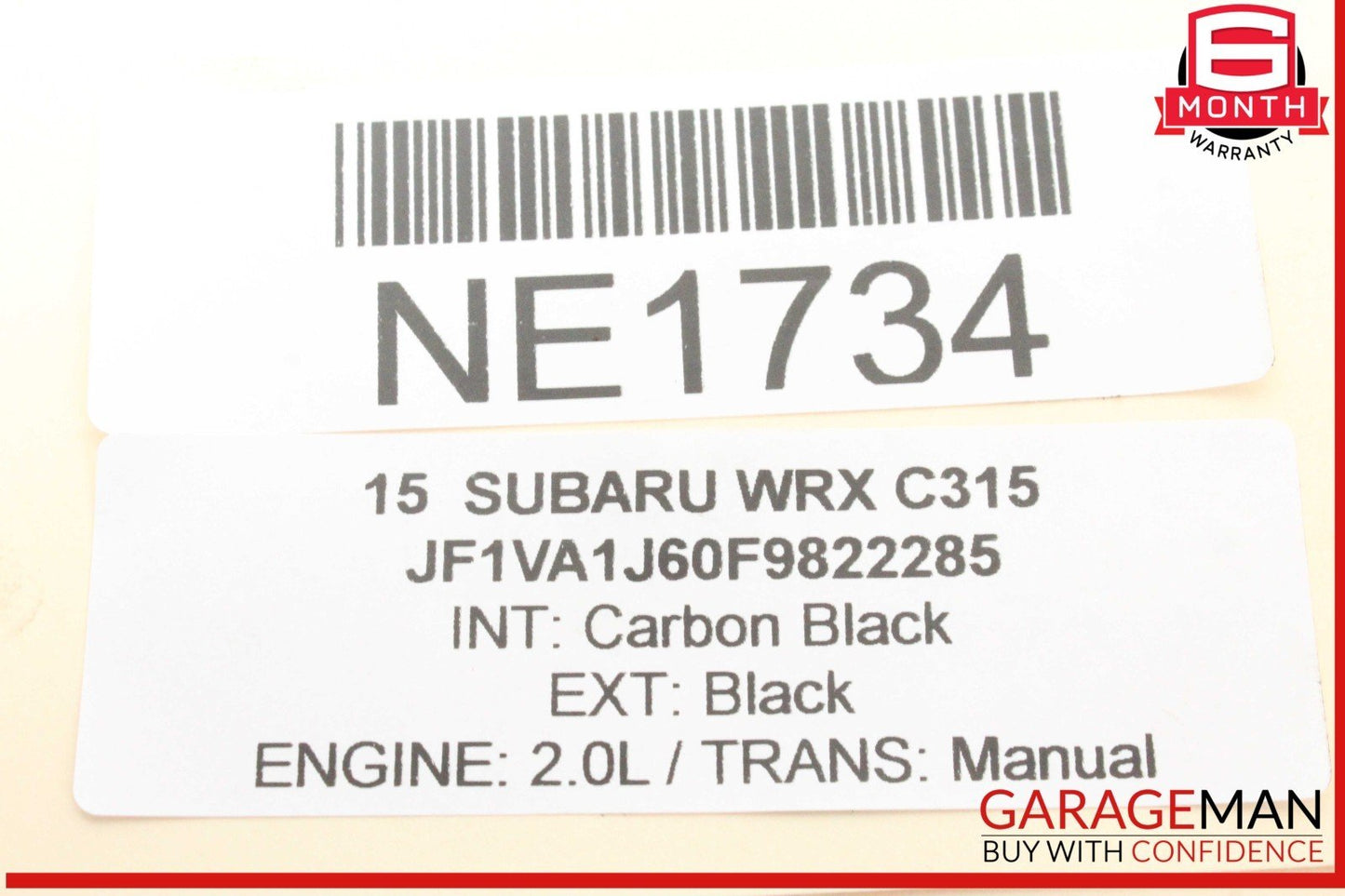 15-21 Subaru WRX Rear Left Driver Side Door Lock Latch Actuator 61035VA010 OEM