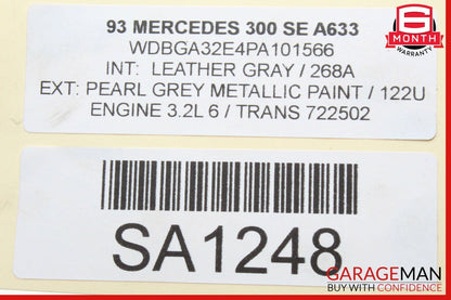 92-93 Mercedes W140 300SE Fuel Gas Pump Assembly