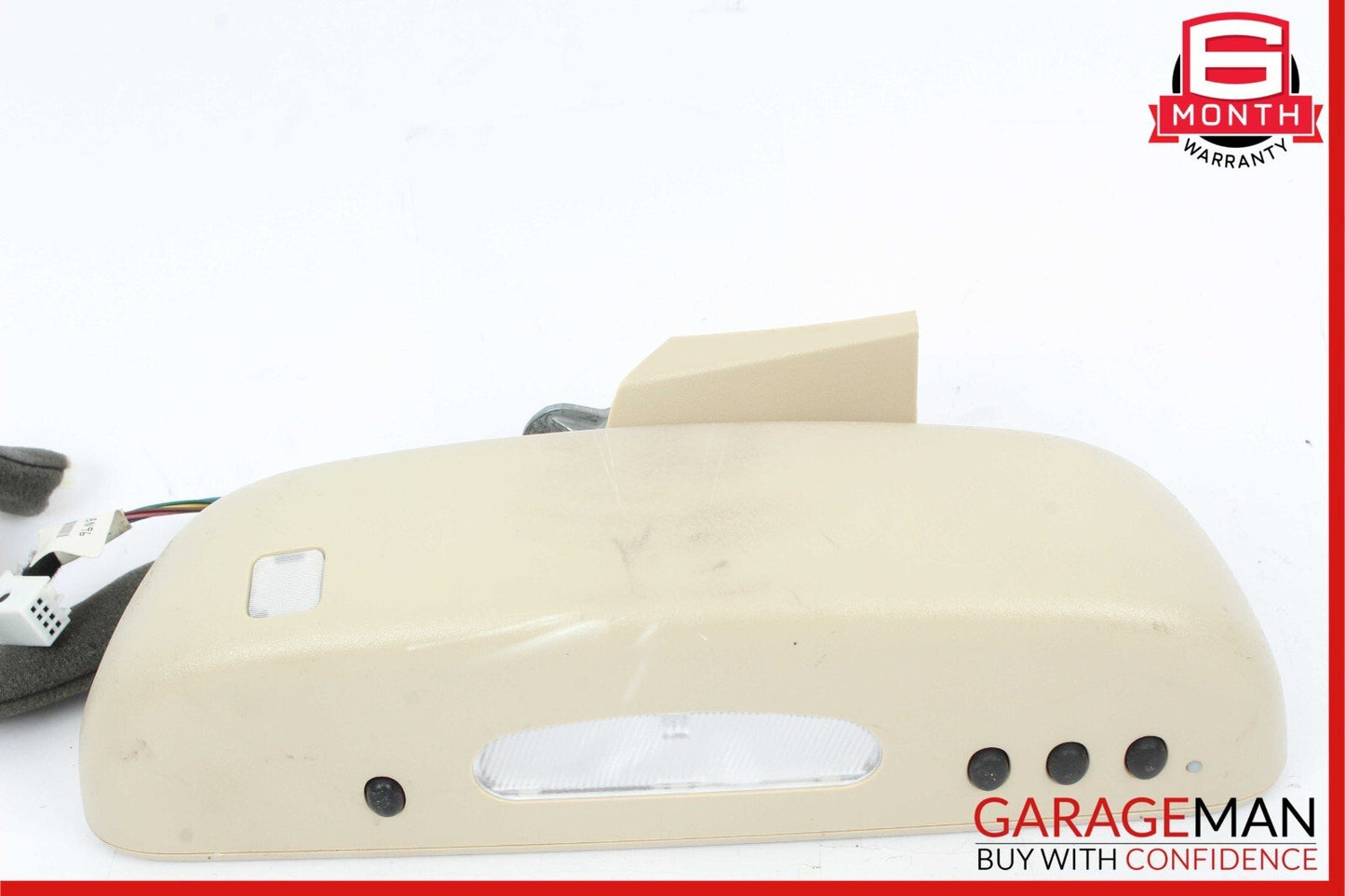 10-16 Mercedes W204 C250 E350 Interior Upper Rear View Mirror Cover Beige OEM