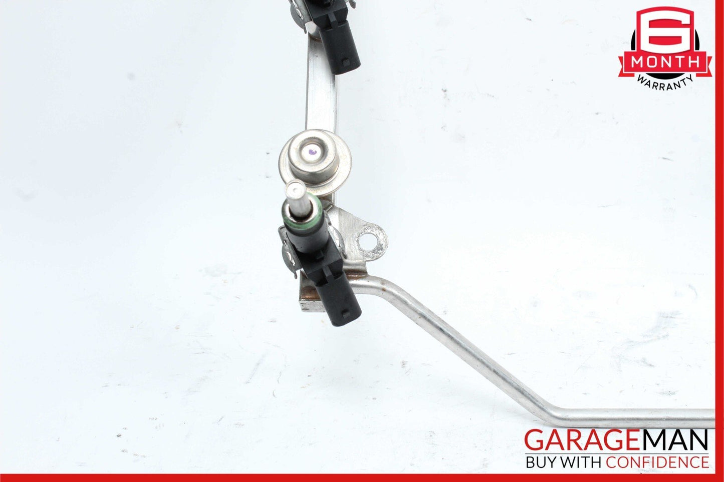 05-12 Mercedes W211 E350 C350 R350 Fuel Injector Rail w/ Fuel Injectors OEM