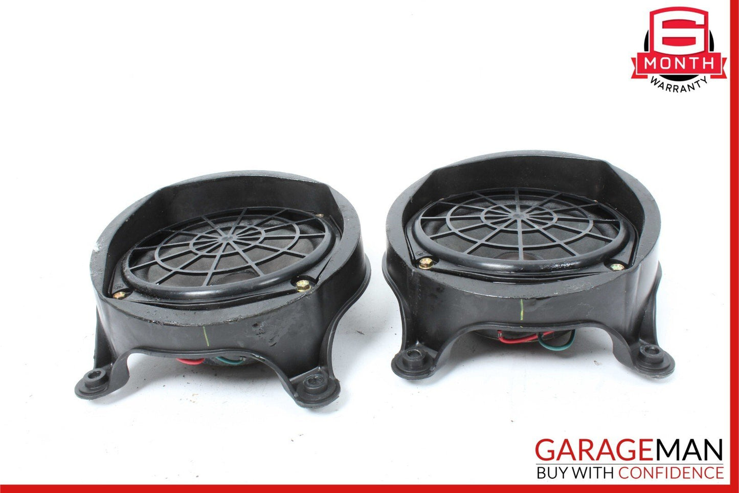 00-05 Mercedes W163 ML320 Rear Right & Left Side Door Audio Speakers Set OEM
