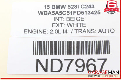 11-16 BMW 528i 535i 550i F10 Gas Accelerator Throttle Pedal 6860784 OEM