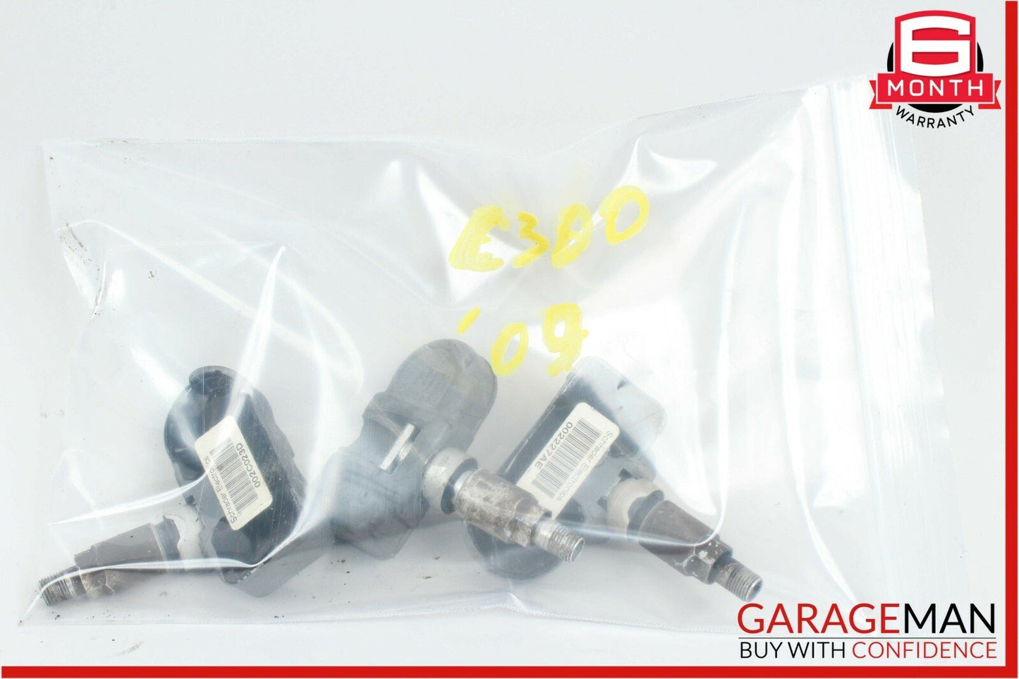 06-14 Mercedes W204 C300 CLS550 Tire Pressure Monitor Sensor Set of 3 433.92 MHz