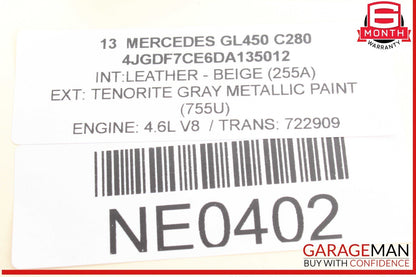 06-19 Mercedes X164 GL450 Rear Left and Right Side Air Suspension Bag Shock OEM