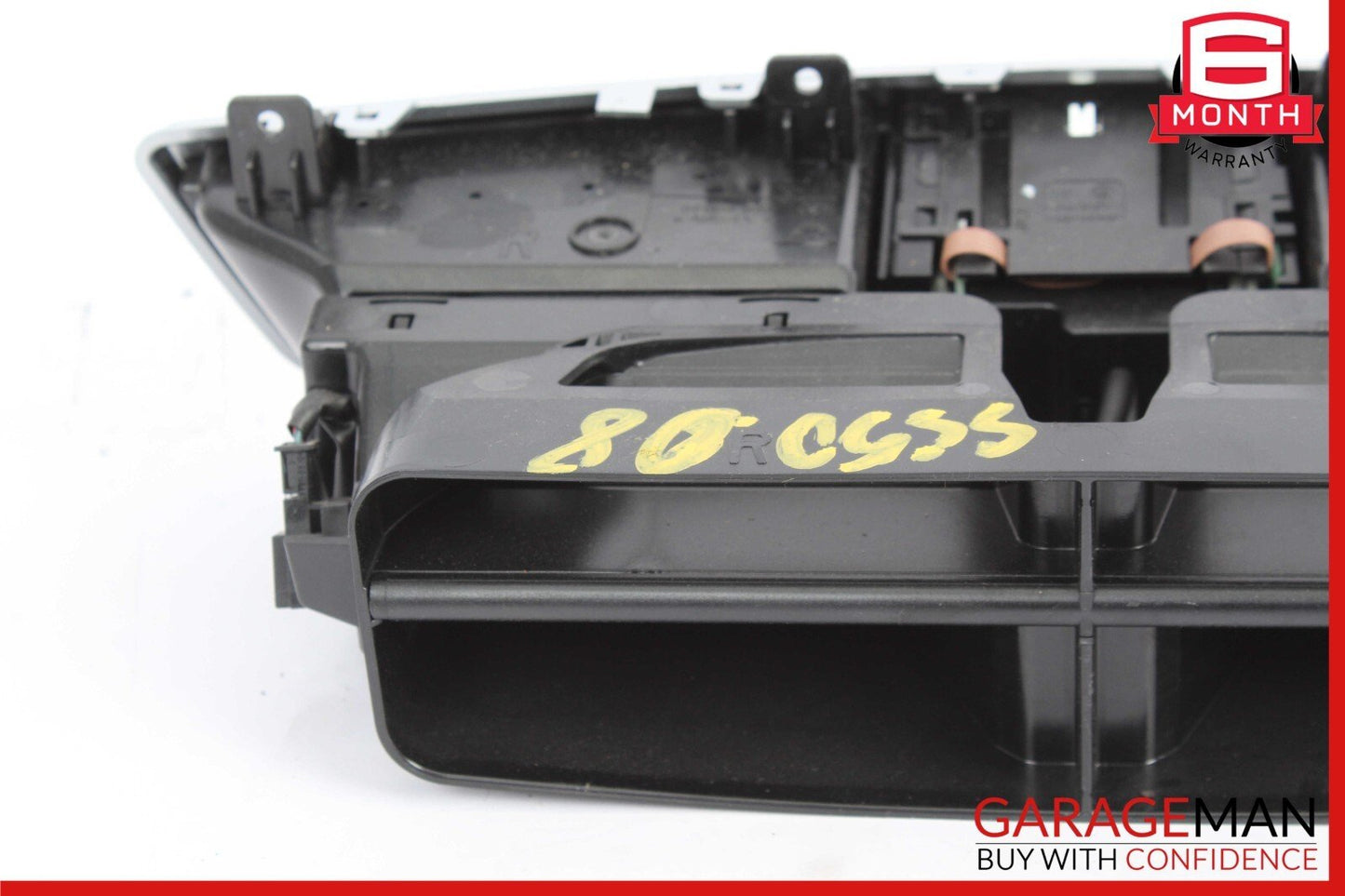 07-13 Mercedes W221 S550 S450 Center Dash A/C Air Vent Trim Clock 2218300954 OEM