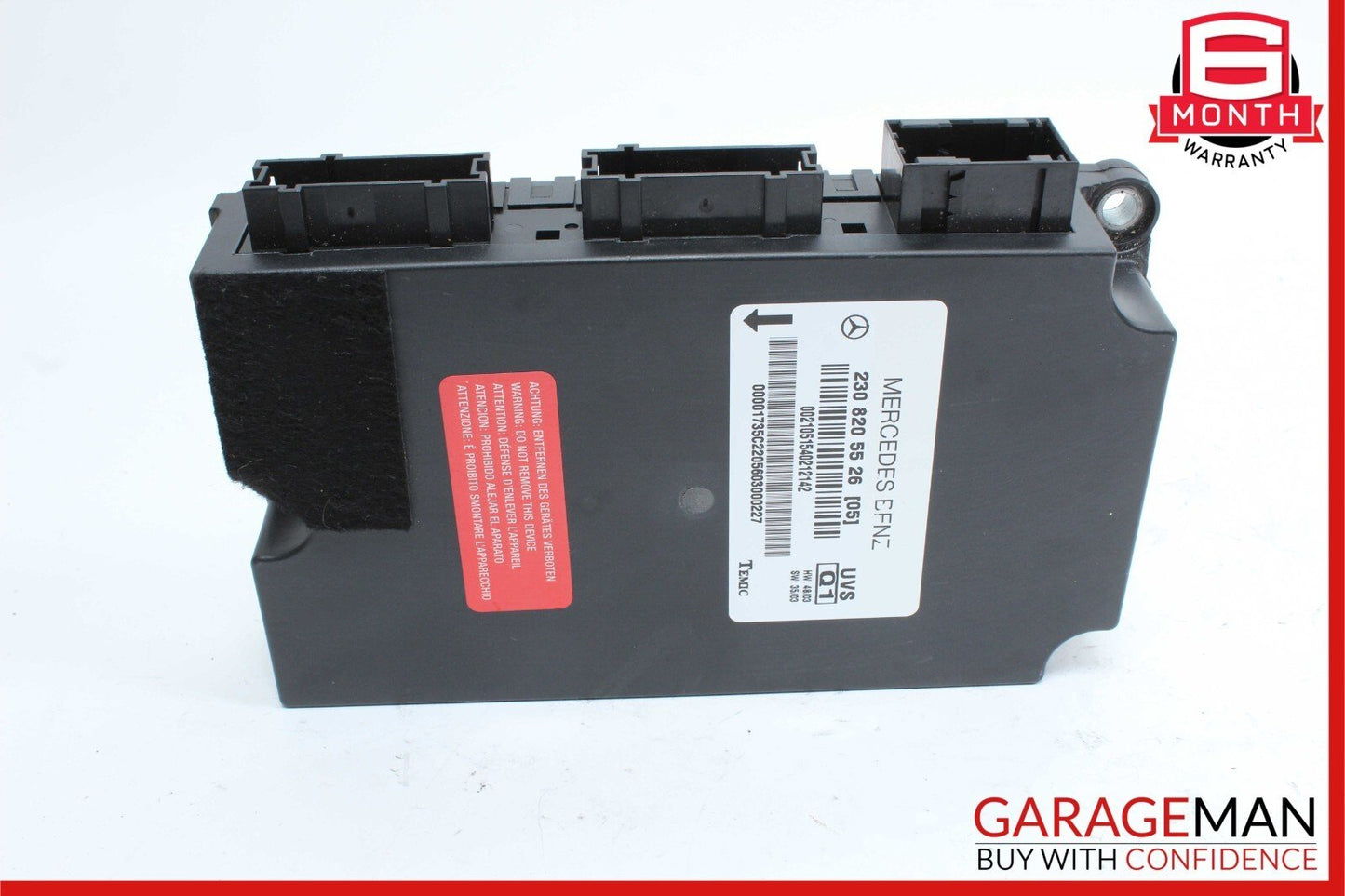 03-08 Mercedes R230 SL500 SL65 AMG Roof Convertible Top Module Control Unit