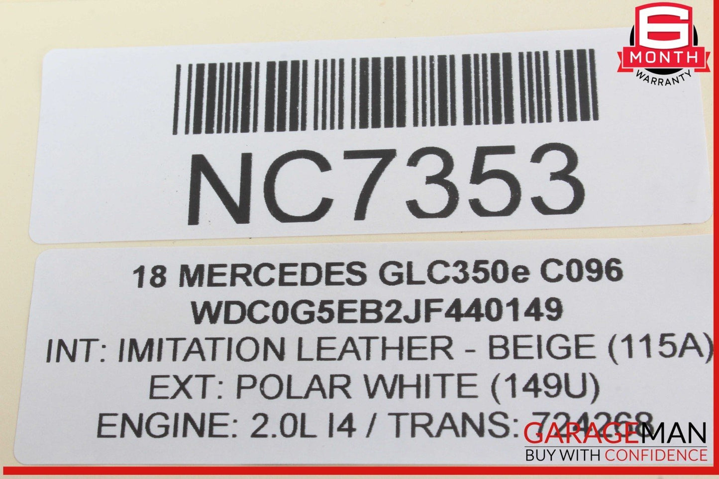 15-20 Mercedes X253 GLC350e C63 AMG Front Right Side Seat Control Module Unit