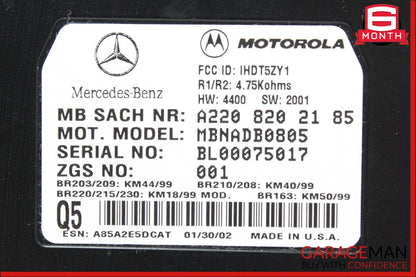 98-06 Mercedes R230 SL500 ML320 S600 CL500 Telephone Phone Voice Control Module