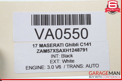 14-20 Maserati Ghibli Auxiliary Secondary Electric Water Pump 670005347 OEM