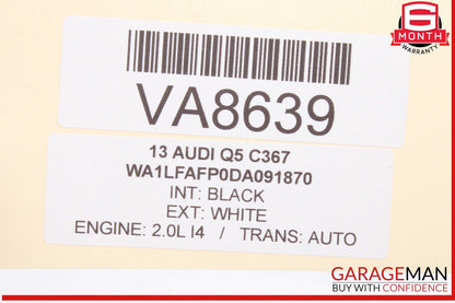 09-18 Audi Q5 S6 SQ5 Rear Right Passenger Side Window Regulator Motor 8K0959812A