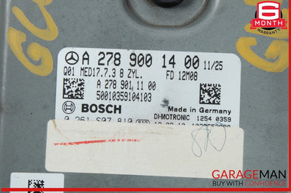 12-16 Mercedes X166 GL450 GL550 ECU ECM Engine Computer Control Module Unit OEM