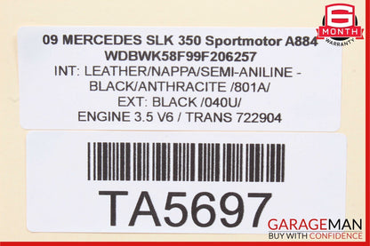 03-09 Mercedes W209 CLK55 AMG CLK500 CLK320 Rear Temic Control Module OEM