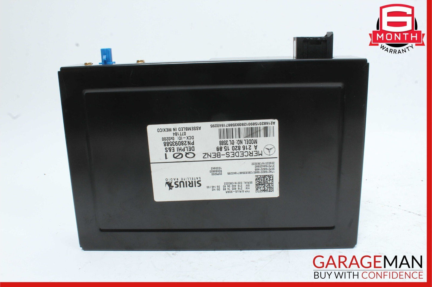 07-09 Mercedes W204 C350 C300 S550 Sirius Satellite Radio Module Receiver OEM
