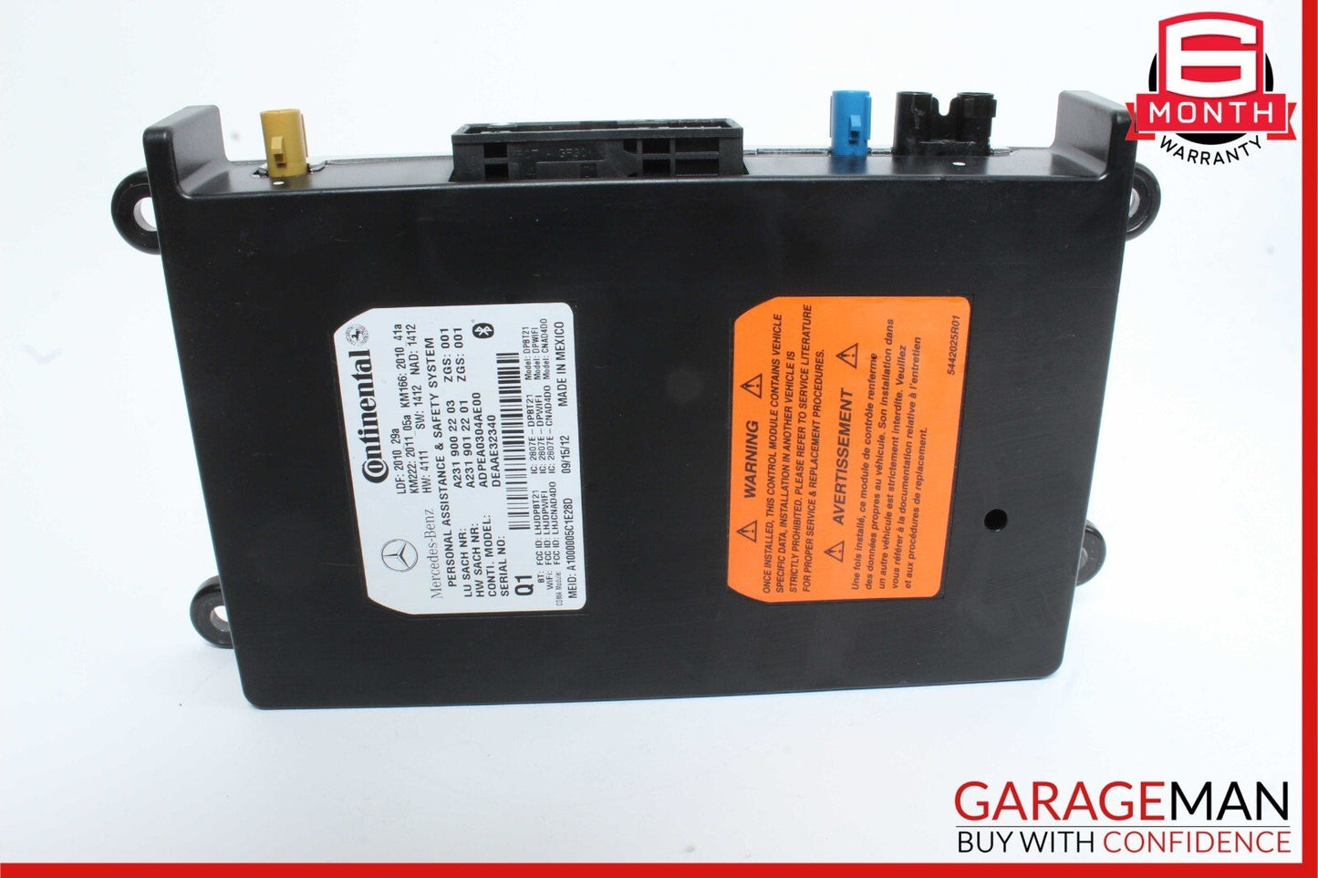 10-14 Mercedes R172 SLK250 C350 E400 Tele Aid Control Module 2319012201 OEM