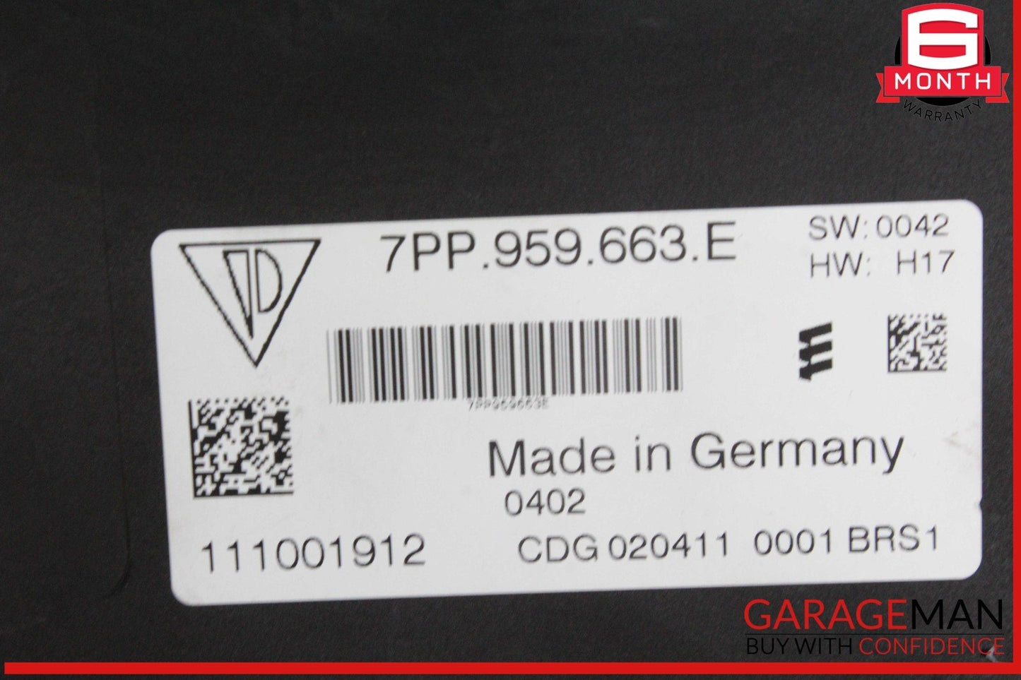 10-18 Porsche Cayenne 958 Voltage Stabiliser Converter Control Module Unit OEM