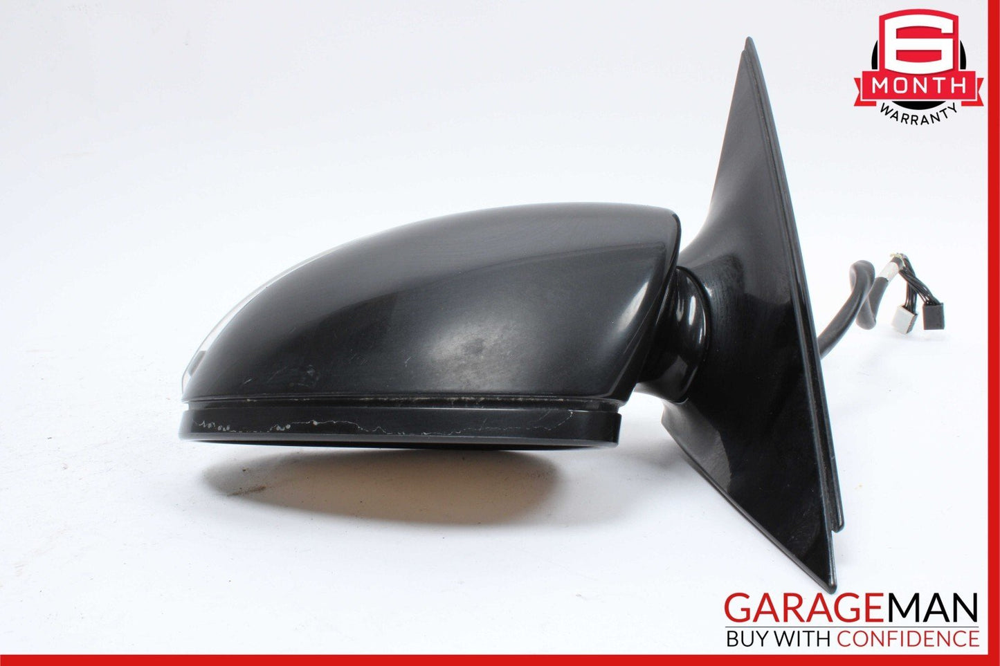07-09 Mercedes W221 S550 S600 Front Left Side Mirror Door Rear View Black OEM