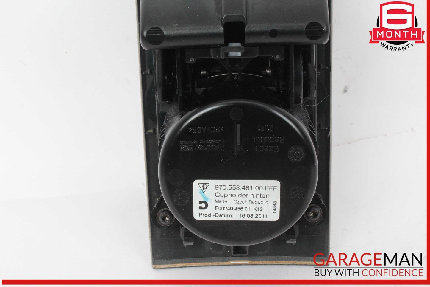 10-16 Porsche Panamera 970 Rear Ash Tray Ashtray Cup Holder Trim Wood OEM