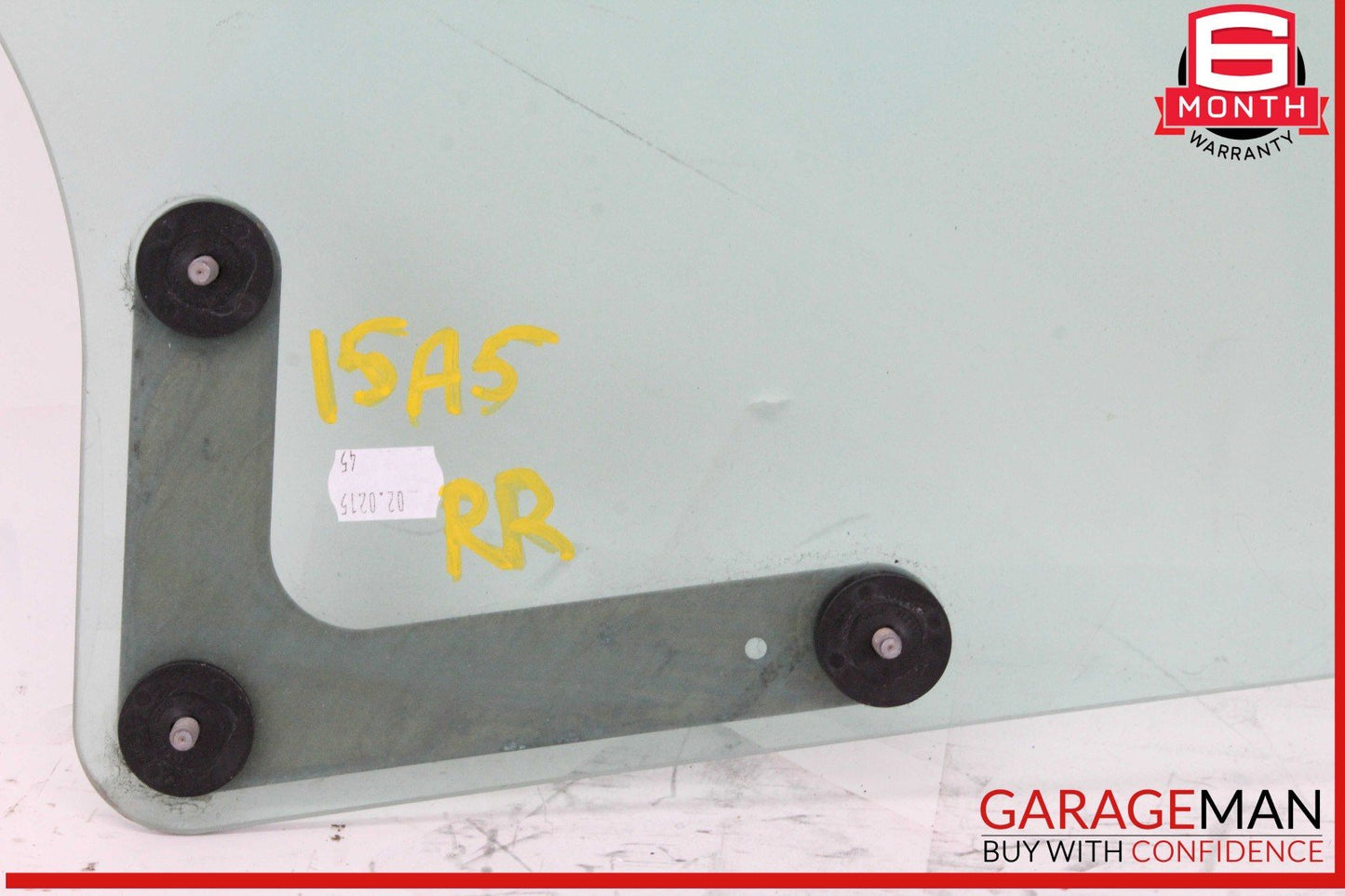 10-17 Audi A5 Convertible Rear Right Quarter Window Glass OEM