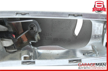 03-06 Mercedes R230 SL500 SL55 AMG Front Left Upper Cushion Seat Belt Trim Gray