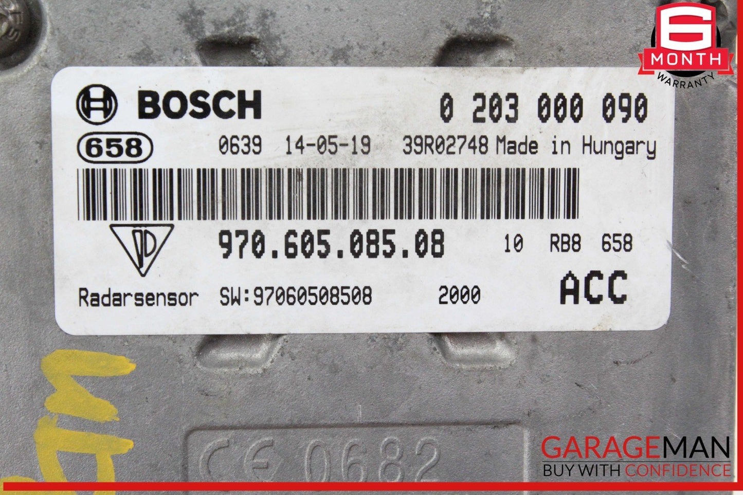 10-16 Porsche Panamera 970 Adaptive Cruise Control Radar Sensor 97060508508 OEM