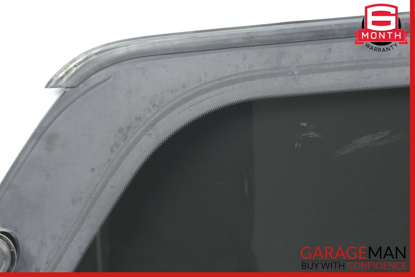 07-12 Mercedes X164 GL450 Rear Left Side Quarter Window Glass w/ Moulding Trim