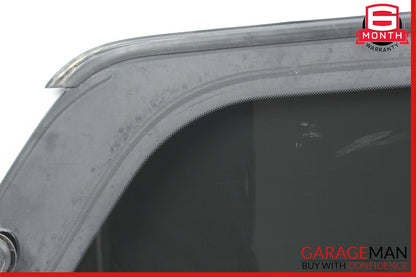 07-12 Mercedes X164 GL450 Rear Left Side Quarter Window Glass w/ Moulding Trim