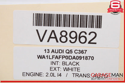 13-17 Audi Q5 SQ5 Power Brake Booster Master Cylinder w/ Reservoir 8R0612103H