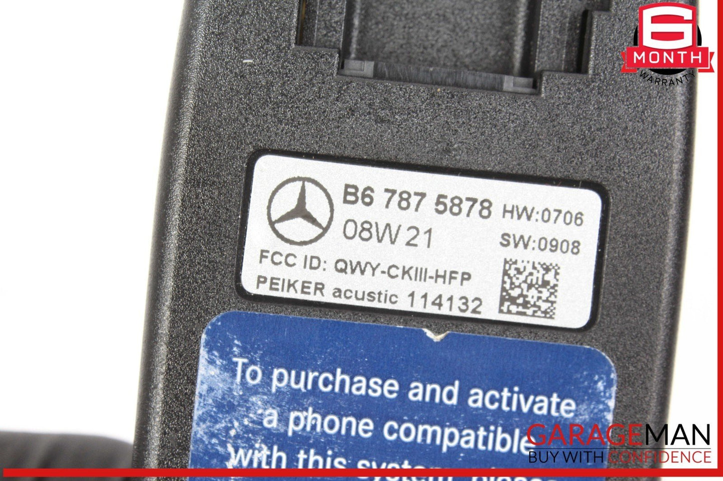 07-09 Mercedes X164 GL550 GL450 Bluetooth Module Phone Puck Interface Adapter