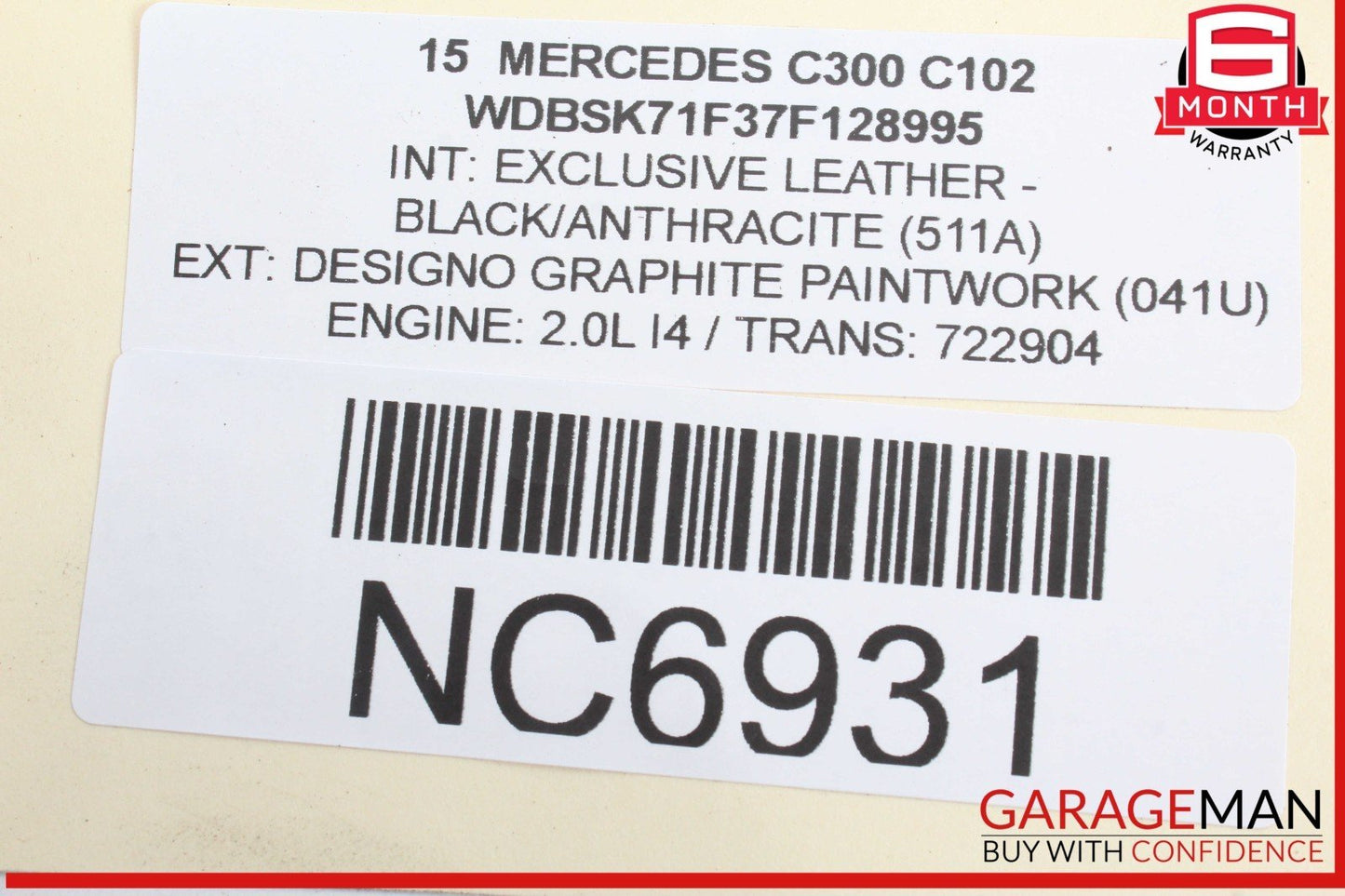 15-20 Mercedes W205 C300 C350e Front Left Side Door Lock Latch Actuator OEM