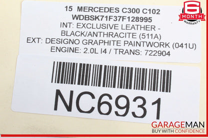 15-20 Mercedes W205 C300 C350e Front Left Side Door Lock Latch Actuator OEM