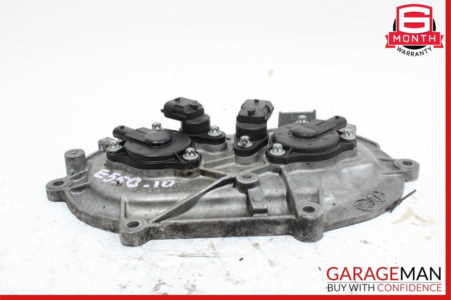 06-13 Mercedes W212 E550 S550 Front Right Engine Timing Chain Cover Plate OEM