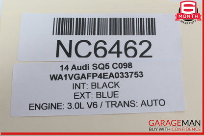 14-17 Audi SQ5 Rear Right Passenger Side Door Lock Latch Actuator 8K0839016D OEM