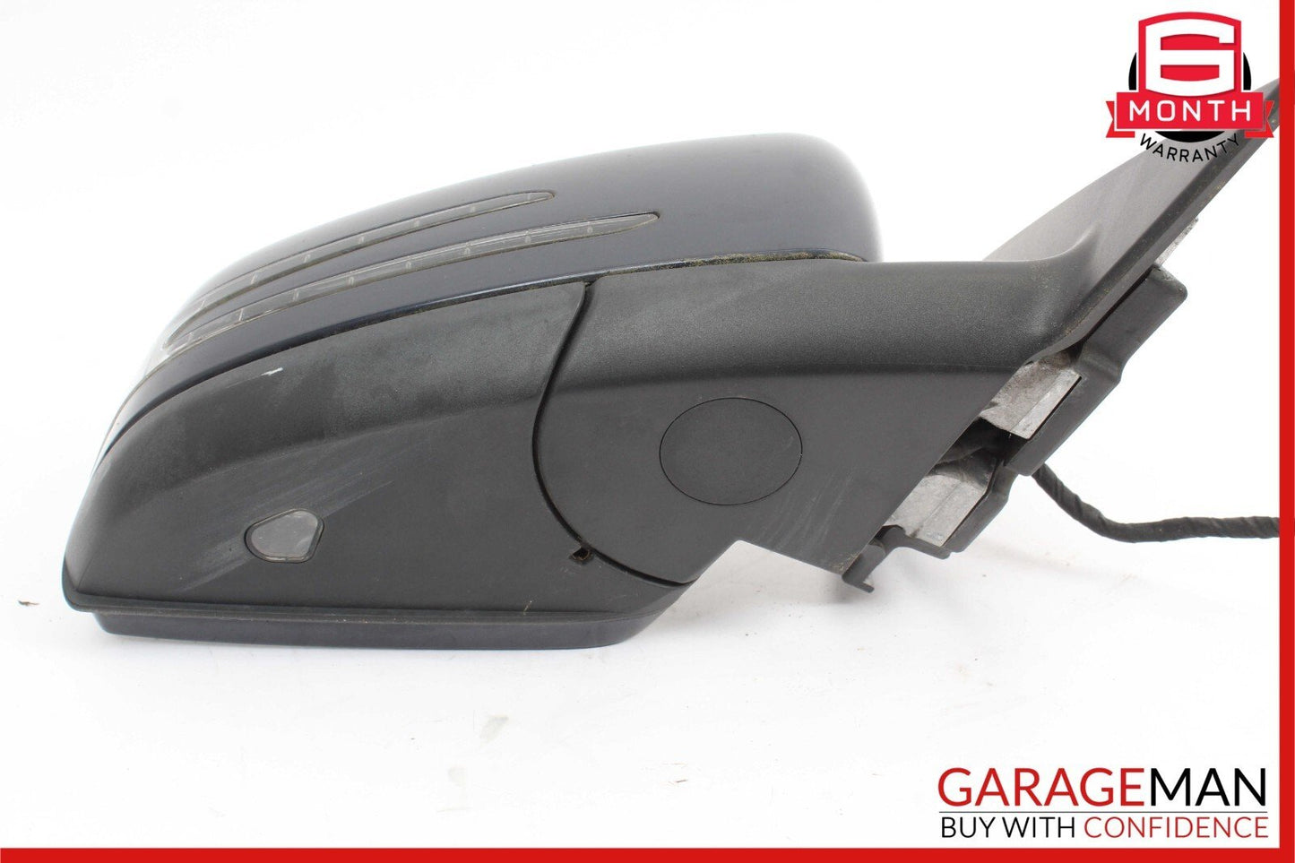 12-14 Mercedes W204 C300 Front Right Side Mirror Door Rear View Glass Blue OEM