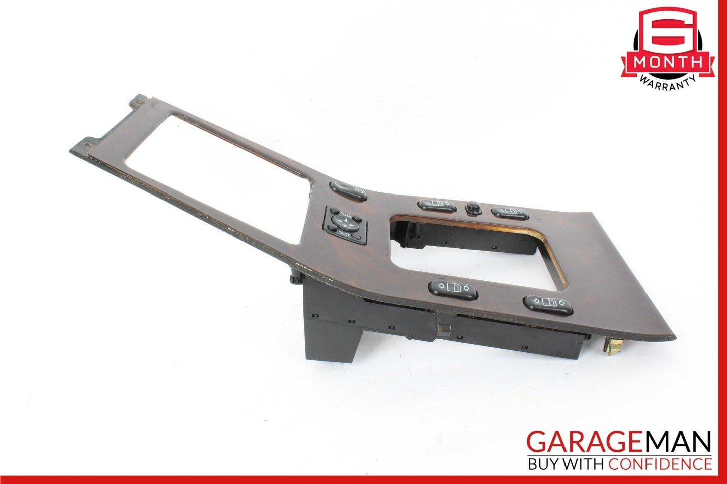02-05 Mercedes W163 ML500 Center Console Shifter Window Switch Trim Bezel Wood
