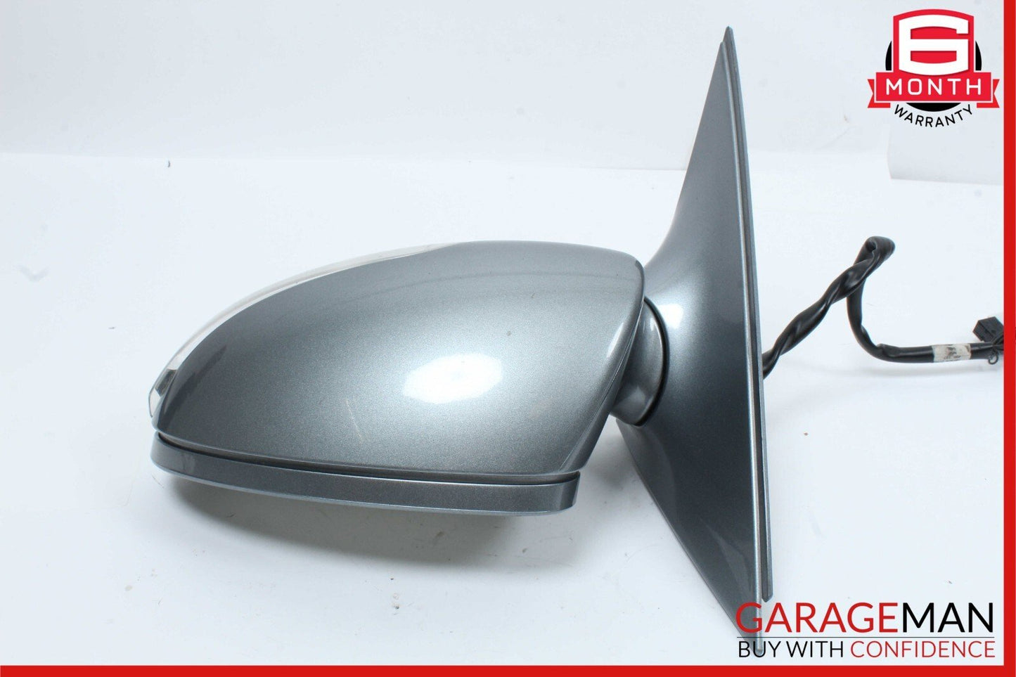 07-09 Mercedes W221 S550 Front Left Side Mirror Rear View Door Grey OEM