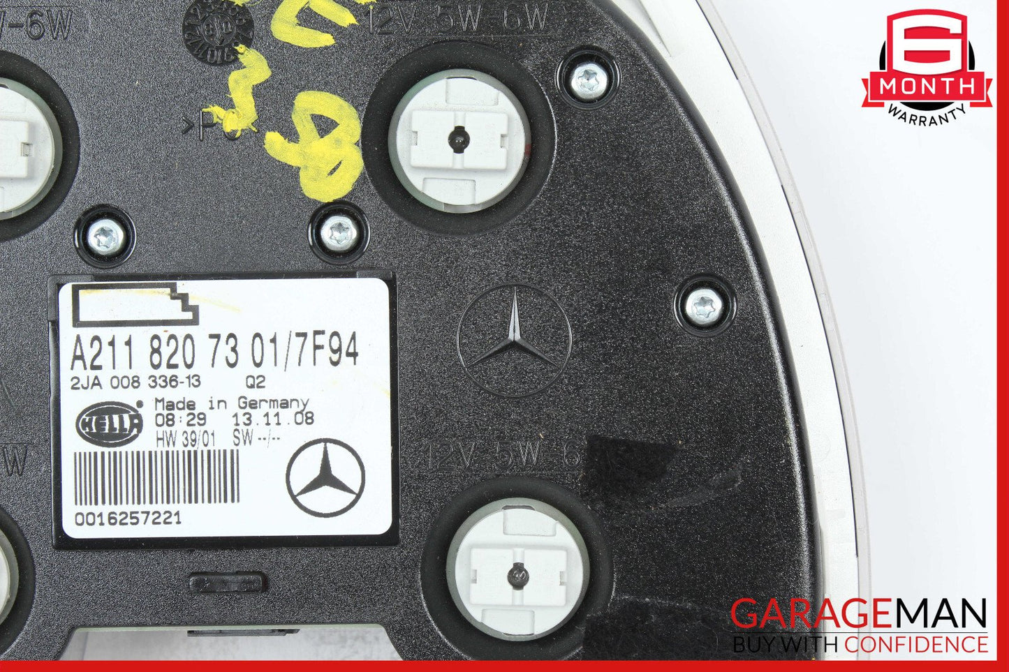06-11 Mercedes W211 E350 CLS550 CLS500 Rear Overhead Dome Light 2118207301 OEM