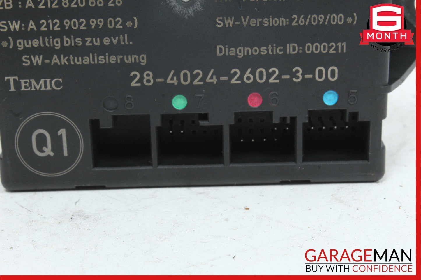 08-14 Mercedes W204 C250 C300 Rear Right Side Door Control Module Unit OEM