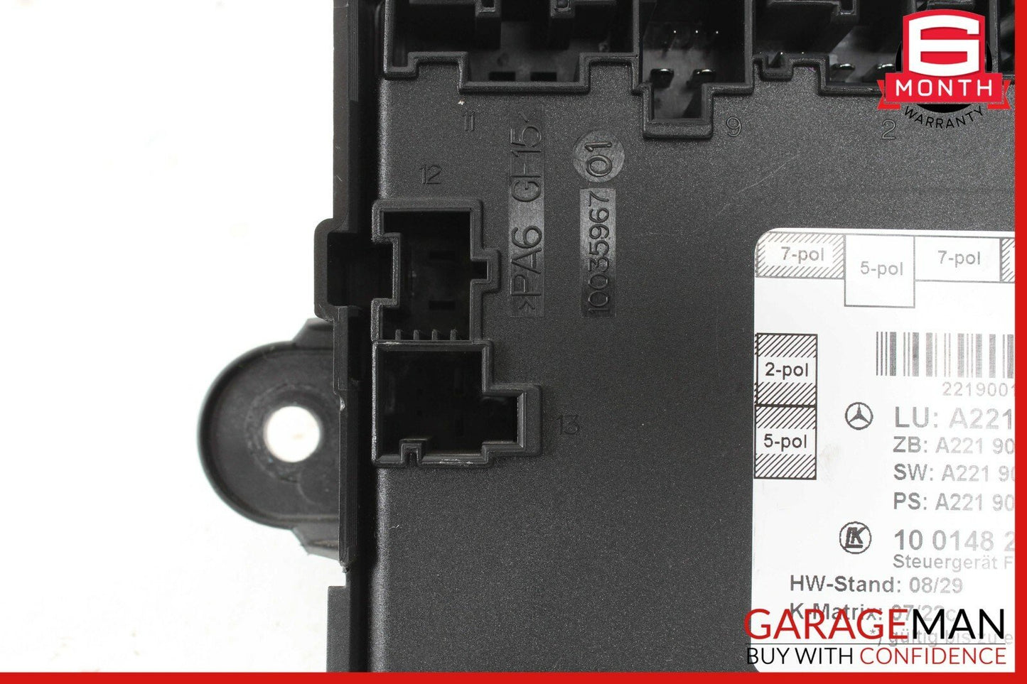 07-13 Mercedes W221 S400 Rear Right / Left Door Control Module Q01 OEM
